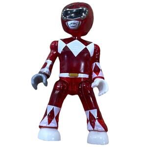Mega Construx Power Rangers RED RANGER Micro Action Figure 2016 series 1 {2}